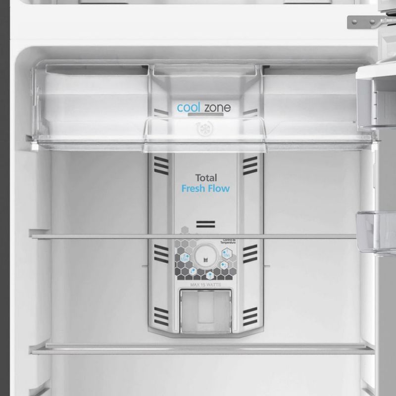 Refrigeradora-No-Frost-Mabe-382L-RMP415YPC-S-D-Black-Steel