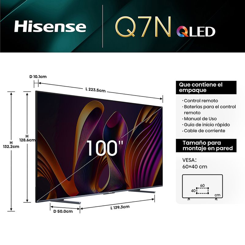 Televisor-Smart-UHD-4K-100-pulgadas-Hisense-QLED-100Q7N-2024