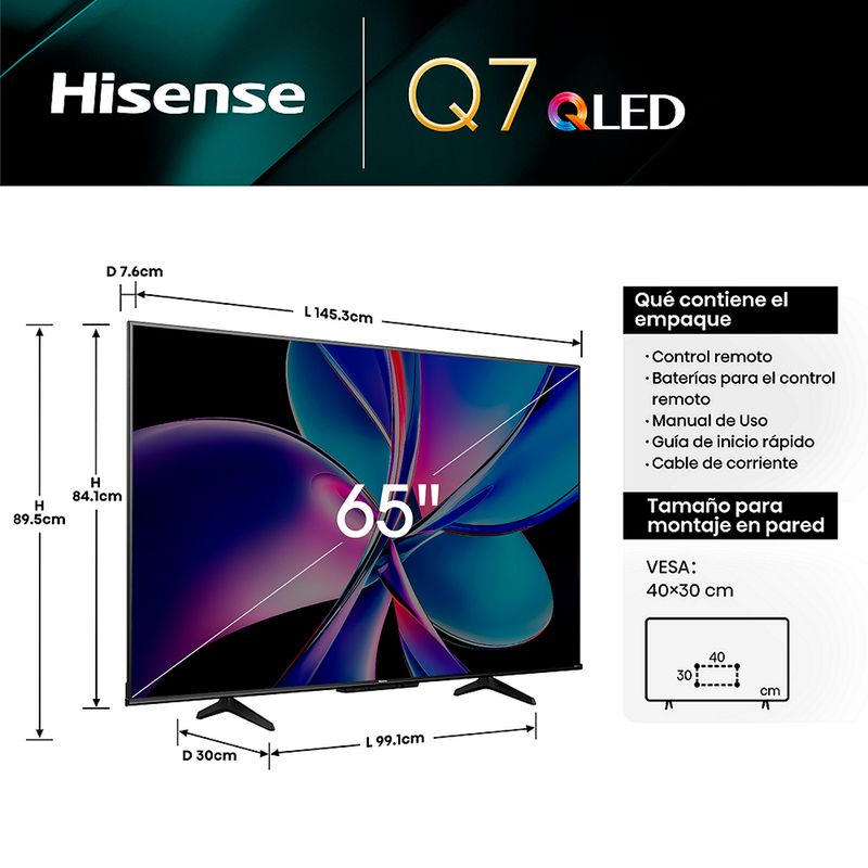 Televisor-Smart-UHD-4K-65-pulgadas-Hisense-QLED-65Q7QG-2024