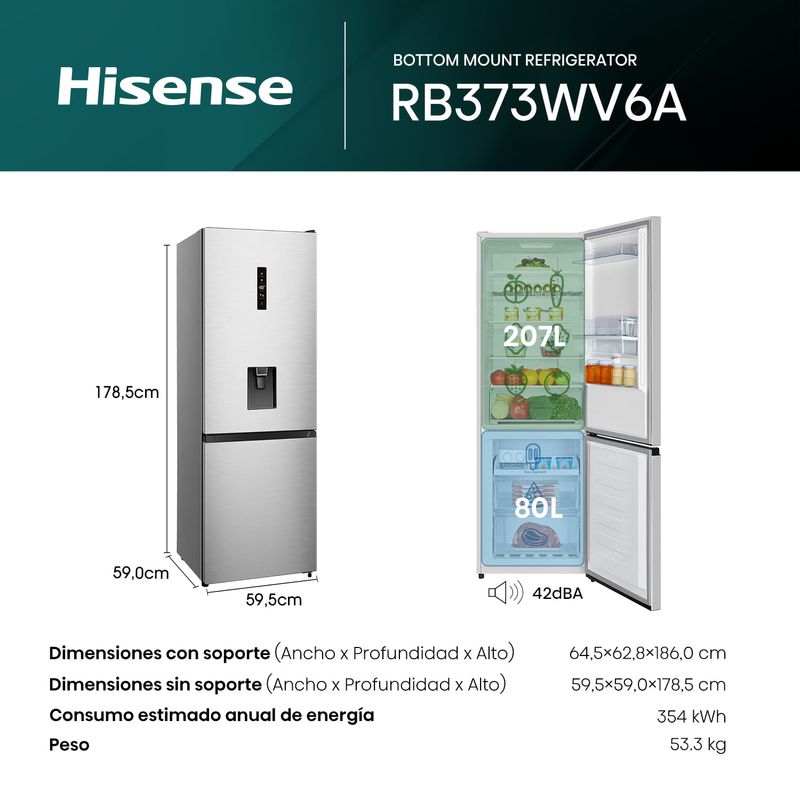 Refrigeradora-Hisense-287L-RB373WV6A-C-D-Gris