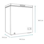 Congeladora-Horizontal-Mabe-430L-CHM430PB2-Blanca