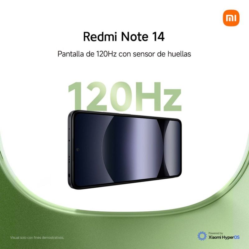 Celular-Xiaomi-Redmi-Note-14-256GB-8GB-108MP-Lime-Green