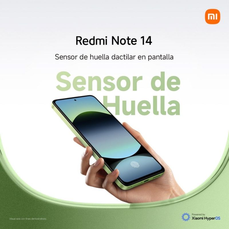 Celular-Xiaomi-Redmi-Note-14-256GB-8GB-108MP-Lime-Green