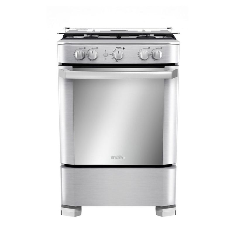 Cocina-a-Gas-Mabe-24--4-Hornillas-CMP6030FX1-Silver
