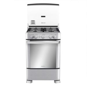 Cocina a Gas Mabe 24" 4 Hornillas CMP6030FX1 Silver