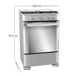 Cocina-a-Gas-Mabe-24--4-Hornillas-CMP6030FX1-Silver