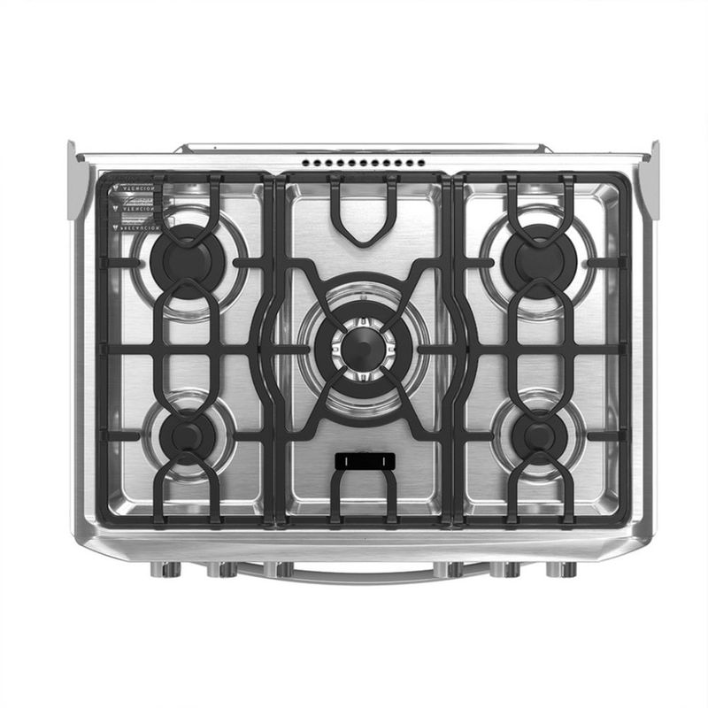 Cocina-a-Gas-Mabe-30--5-Hornillas-CMP7628FX0-Inox