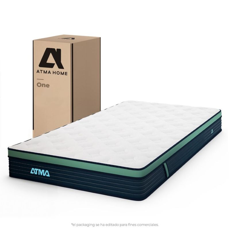 Colchon-Atma-One-1-Plaza-En-Caja-3-Capas-de-Espuma-20-cm