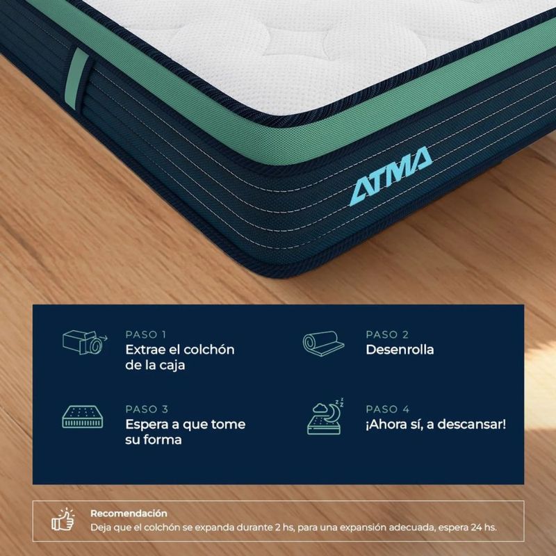 Colchon-Atma-One-2-Plazas-3-Capas-de-Espuma-20-cm