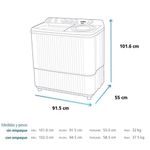 Lavadora-Semi-Automatica-Mabe-LMD6124PBBB0-16 kg-Blanco
