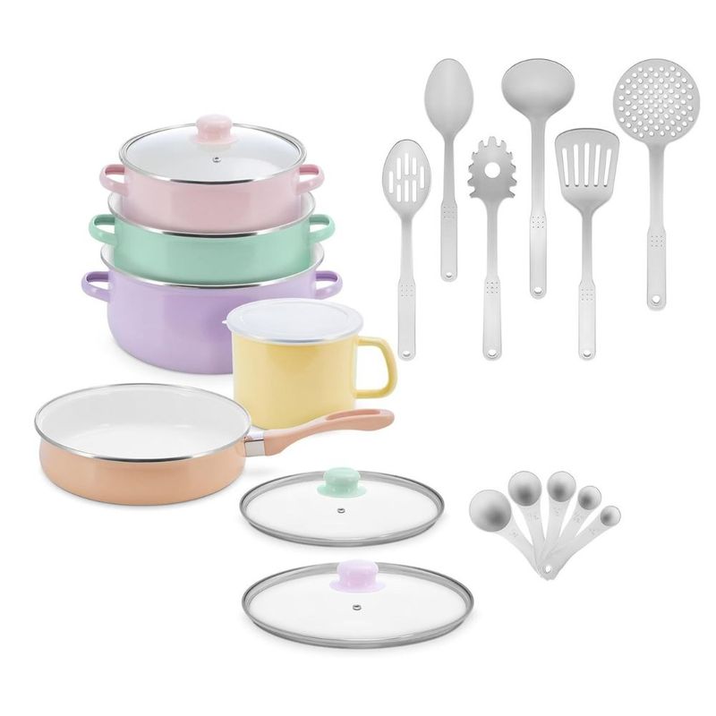20-Piezas-Bateria-de-Cocina-Cacerolas-y-Sartenes-Sofia-Colors
