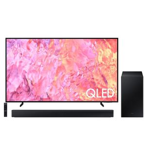 Combo Samsung 75" QLED 4K QN75Q60CAGXPE + Soundbar HW-C450/PE