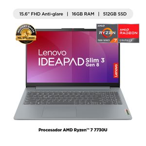 Laptop Lenovo 82XM00GDLM IdeaPad Slim 3 15" AMD R7 16GB 512GB W11