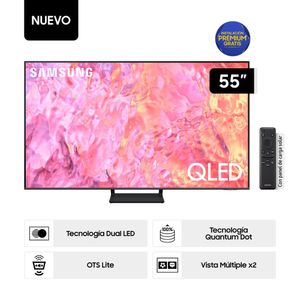 Combo Samsung 55" QLED 4K QN55Q65CAGXPE + Soundbar HW-C400