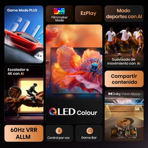 Televisor Smart UHD 4K 50 Pulgadas Hisense QLED 50Q6QV 2025