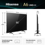 Televisor-Smart-UHD-4K-55-Pulgadas-Hisense-LED-55A6NV-2025