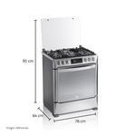 Cocina-Indurama-CPI-3595C-30-Pulgadas-5-Hornillas-Cromo