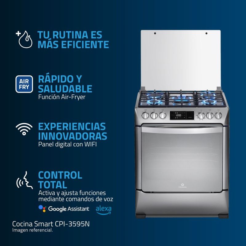 Cocina-Indurama-CPI-3595C-30-Pulgadas-5-Hornillas-Cromo