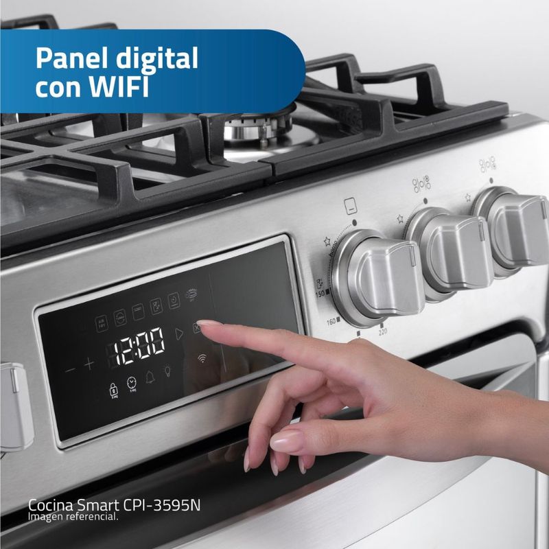 Cocina-Indurama-CPI-3595C-30-Pulgadas-5-Hornillas-Cromo