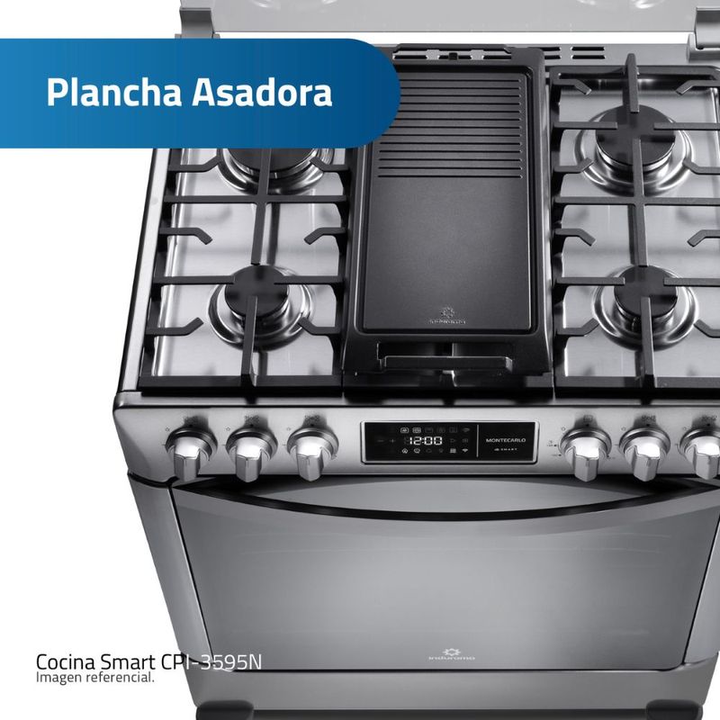 Cocina-Indurama-CPI-3595C-30-Pulgadas-5-Hornillas-Cromo
