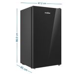 Frigobar-Mabe-93L-RMF04PV0-Silver