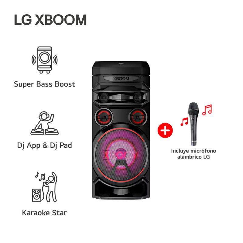 Torre-de-sonido-LG-XBOOM-RNC7-Multi-Bluetooth-Karaoke-Star