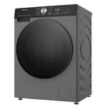 Lavaseca-Hisense-WD3S1243BT-12 kg-8 kg-Gris-Oscuro