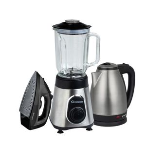 Combo Imaco: Licuadora BLS3515 + Hervidor KE1801 + Plancha ETA600N