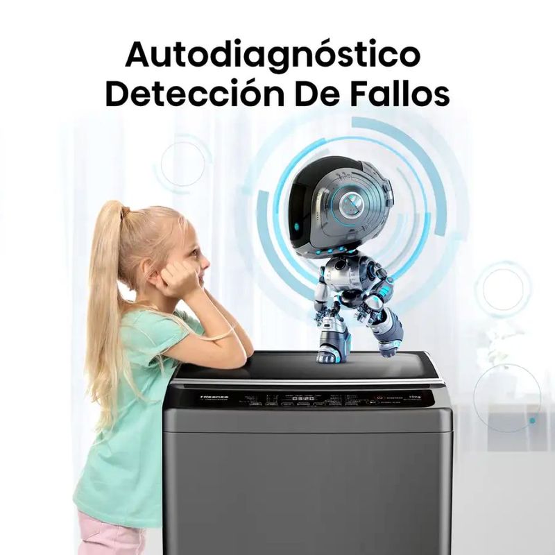 Lavadora-Hisense-WT3J1023UT-10 kg-Gris-Oscuro