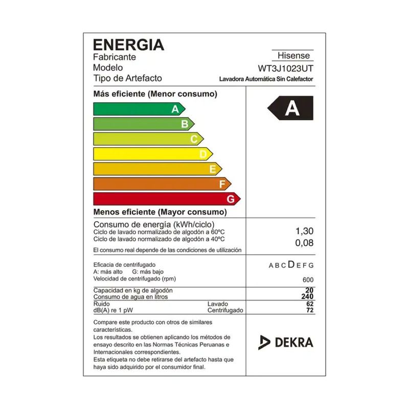 Lavadora-Hisense-WT3J1023UT-10 kg-Gris-Oscuro