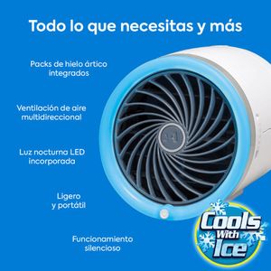 Enfriador Portátil con Gel Reutilizable Arctic Air Ice Jet