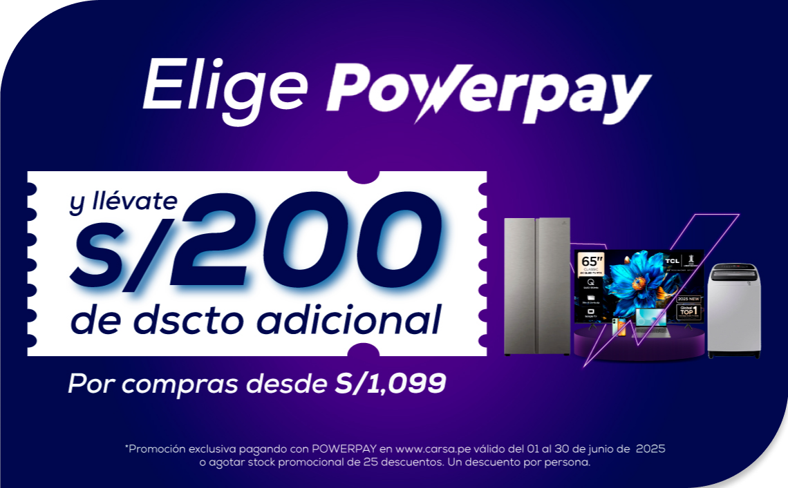 S/200 de regalo con POWERPAY