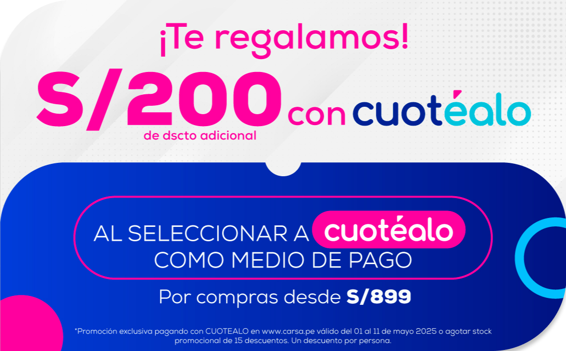 S/200 de regalo con CUOTEALO BCP